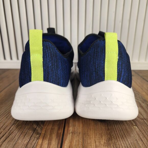 Skechers Go Walk Flex Ultra Mens Sz 9 Blue Slip On Walking Sneakers Shoes 216484 - Picture 4 of 9